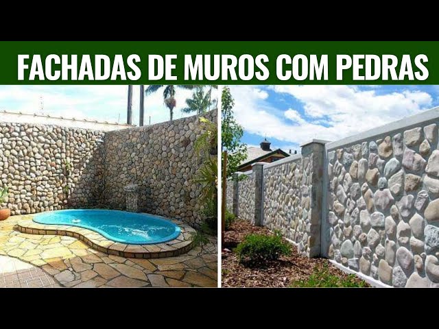 54 FACHADAS DE MUROS COM PEDRA QUE VOCÊ PRECISA VER HOJE 